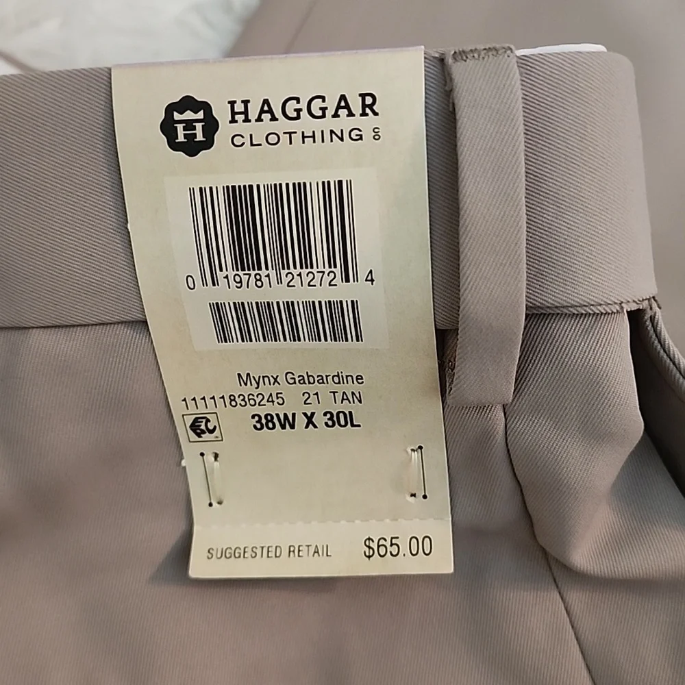 Haggar Classic Fit Mynx Dress Pants Brand New